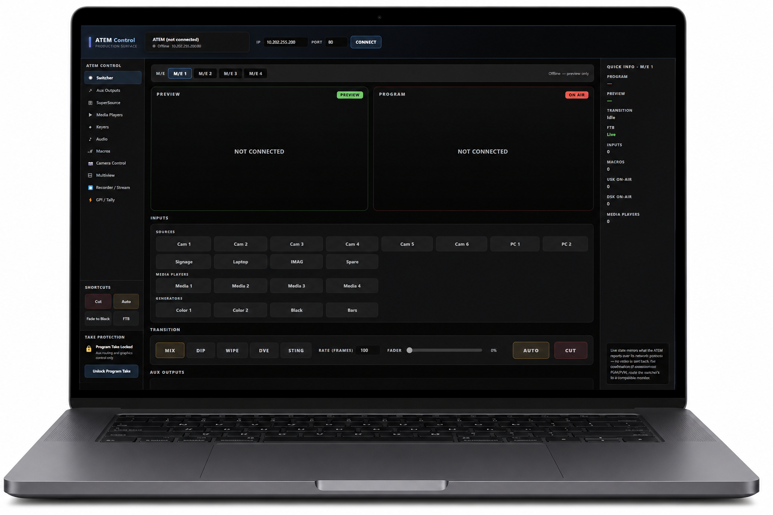 Switcher Control